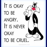 It is ok to be angry